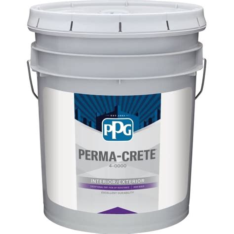 Ppg perma crete reviews - PERMA-CRETE® Interior/Exterior High Build 100% Acrylic Topcoat is specifically designed for interior and exterior, above ground, masonry substrates requiring high performance …